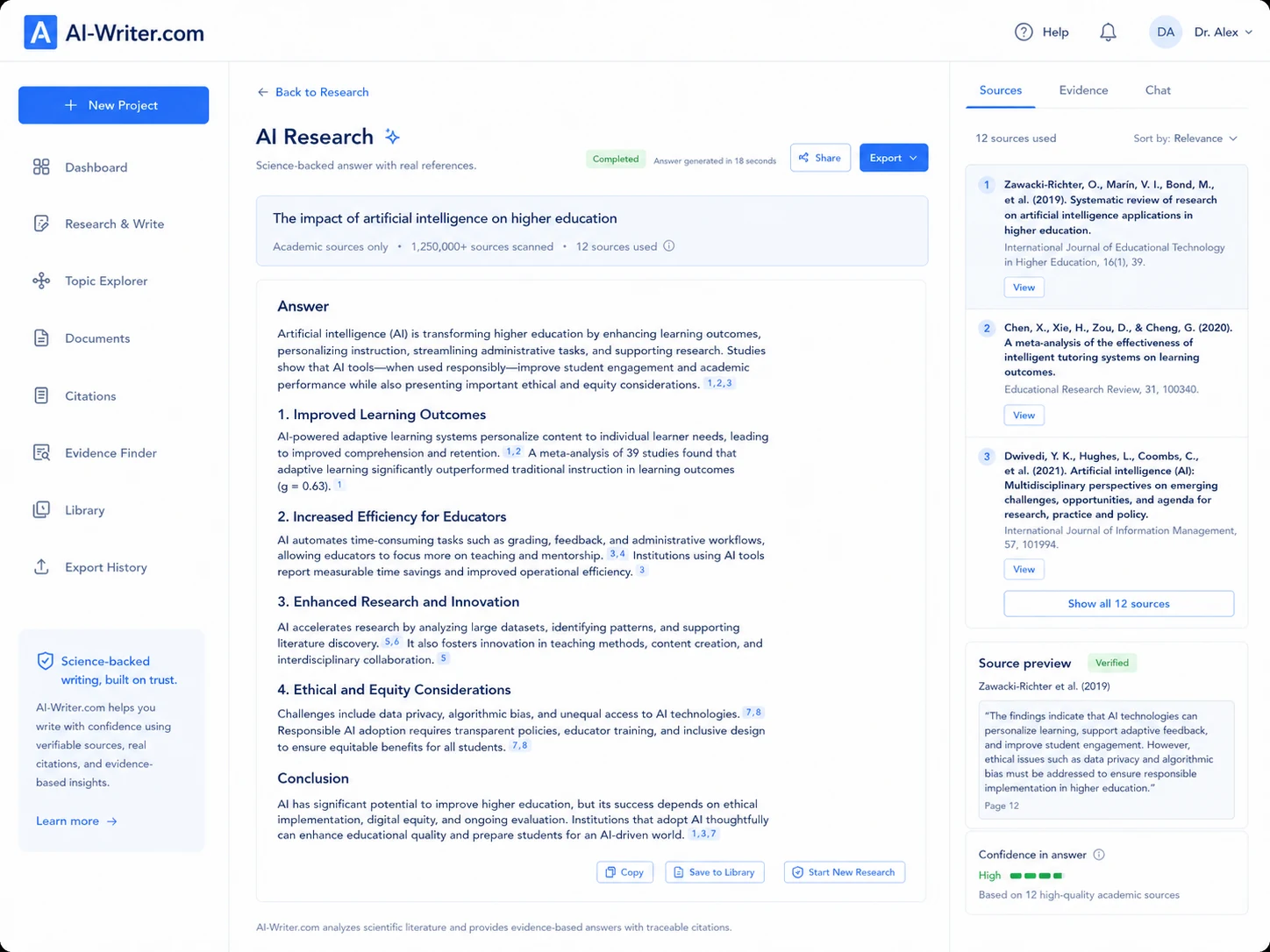 AI-Writer.com: final verdict, showing when research-backed citations justify the tool and when alternatives make more sense