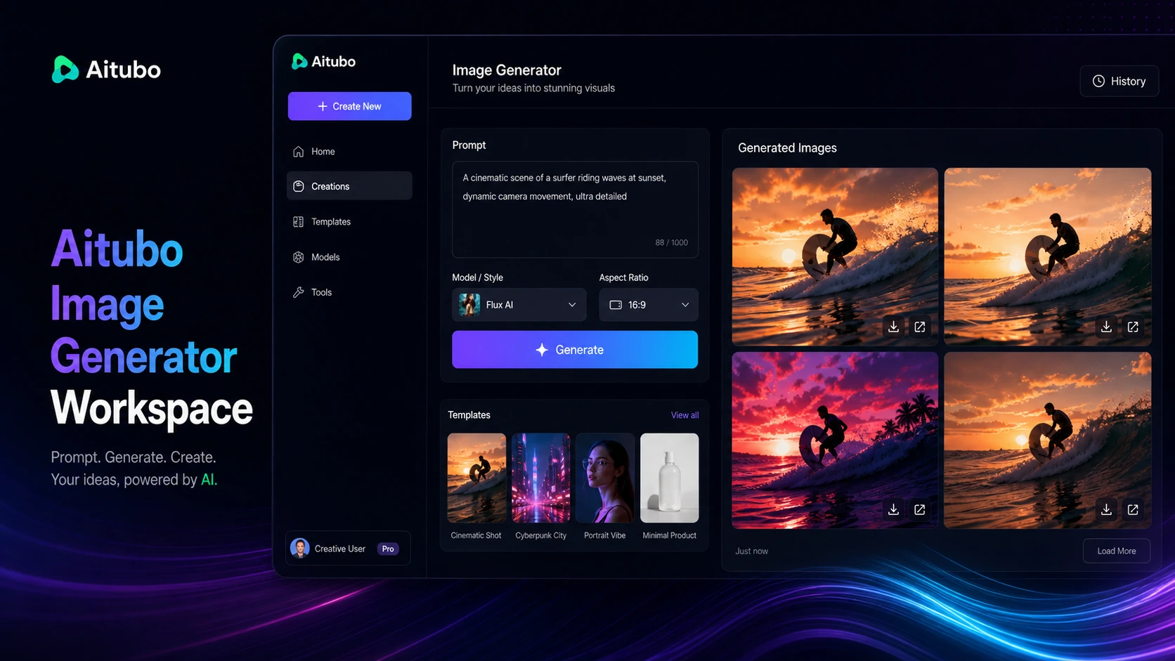 Aitubo: review snapshot, showing creative workflow fit, token-based pricing, and buyer risk checkpoints