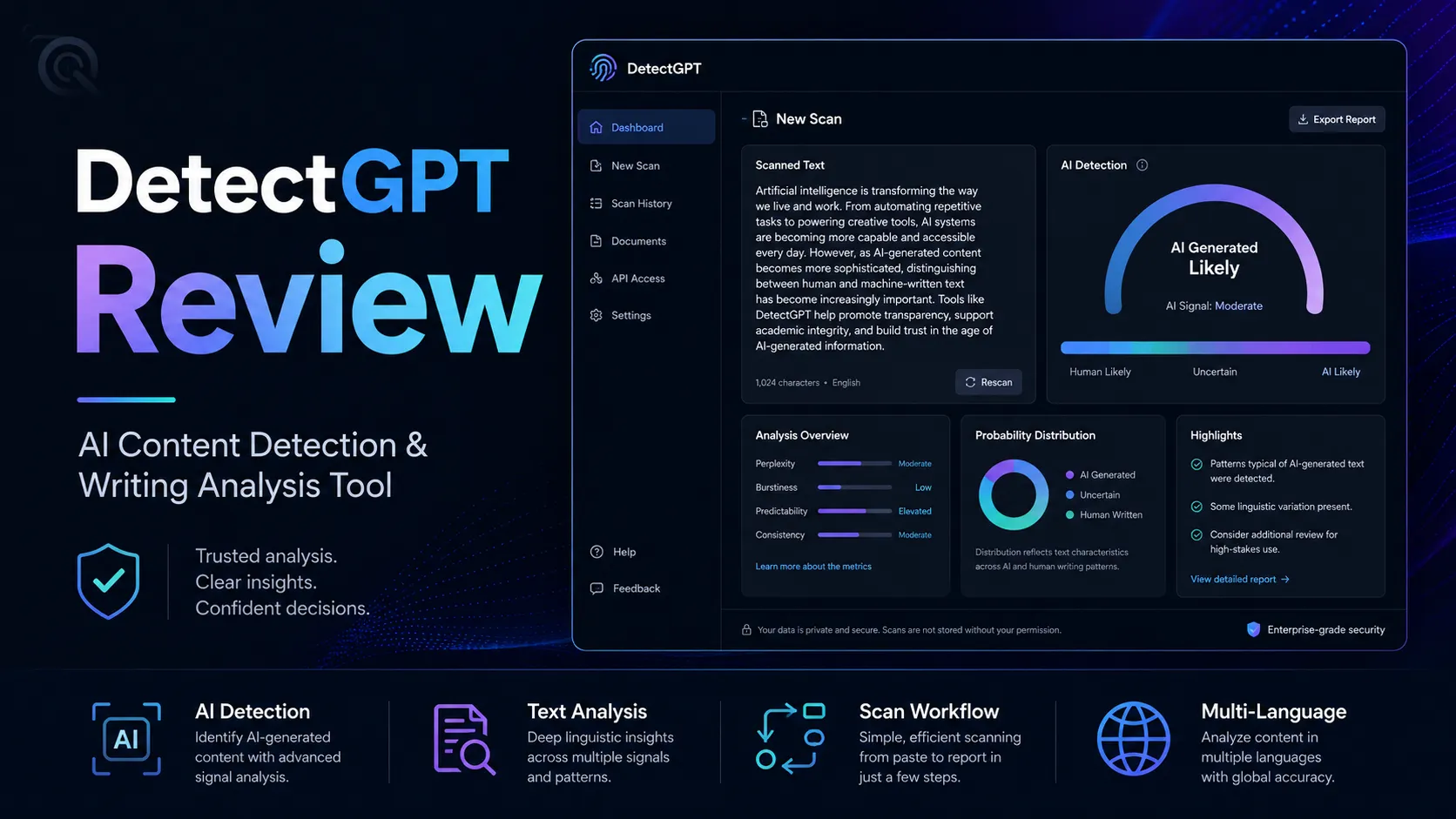 DetectGPT review visual