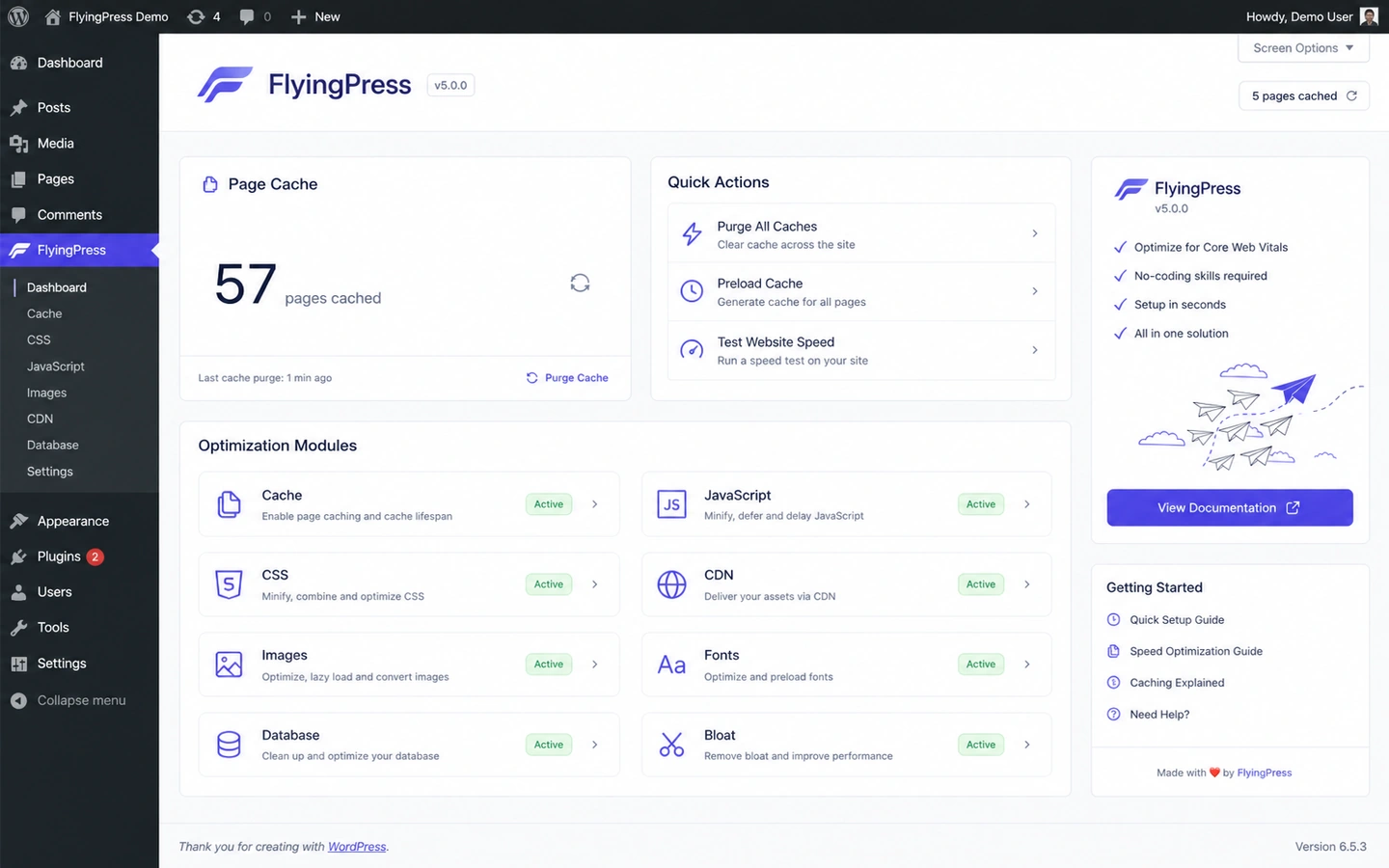 FlyingWeb review visual