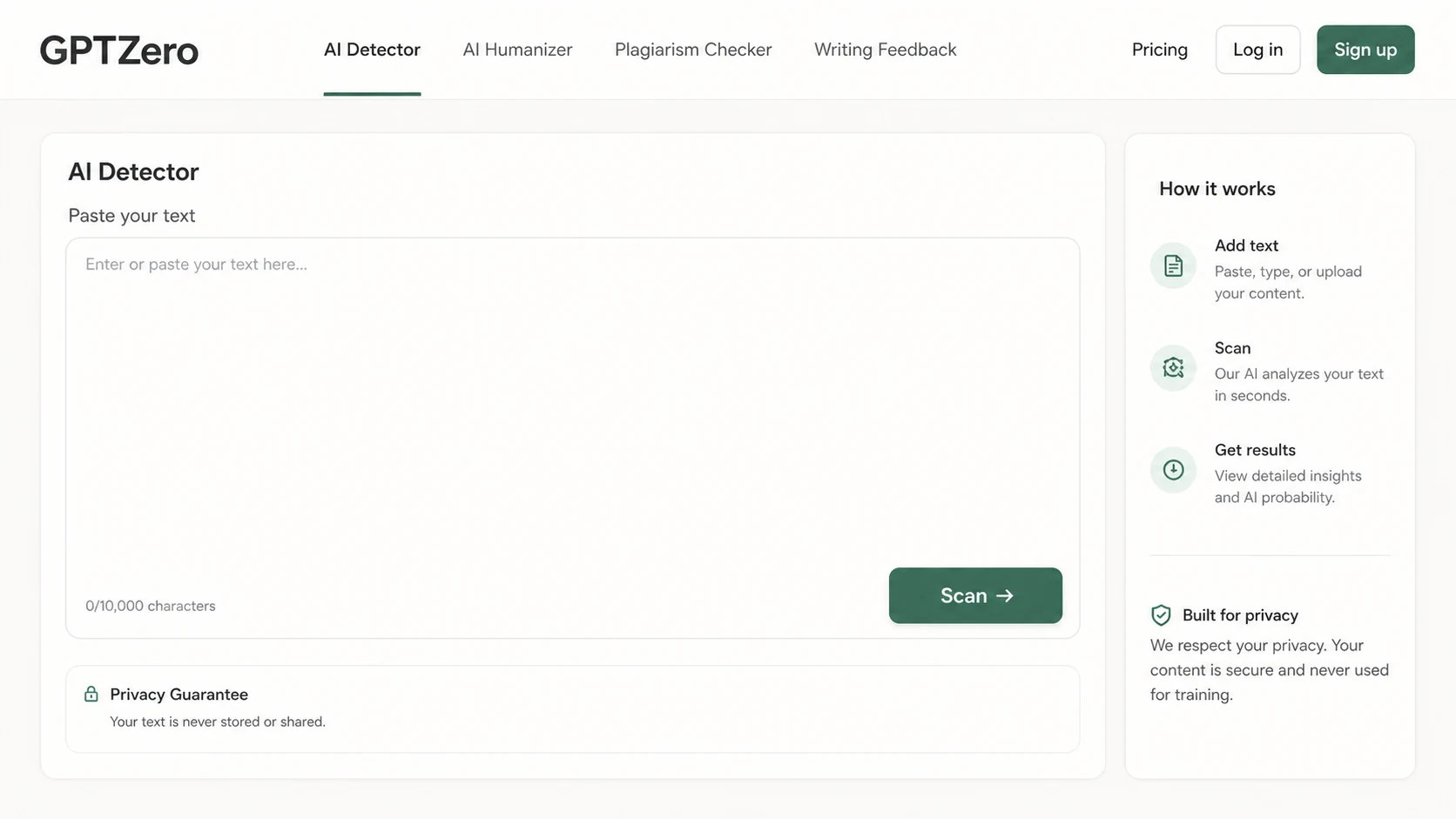 GPTZero: review snapshot, showing buyer fit, pricing caution, workflow depth, and AI detection decision points