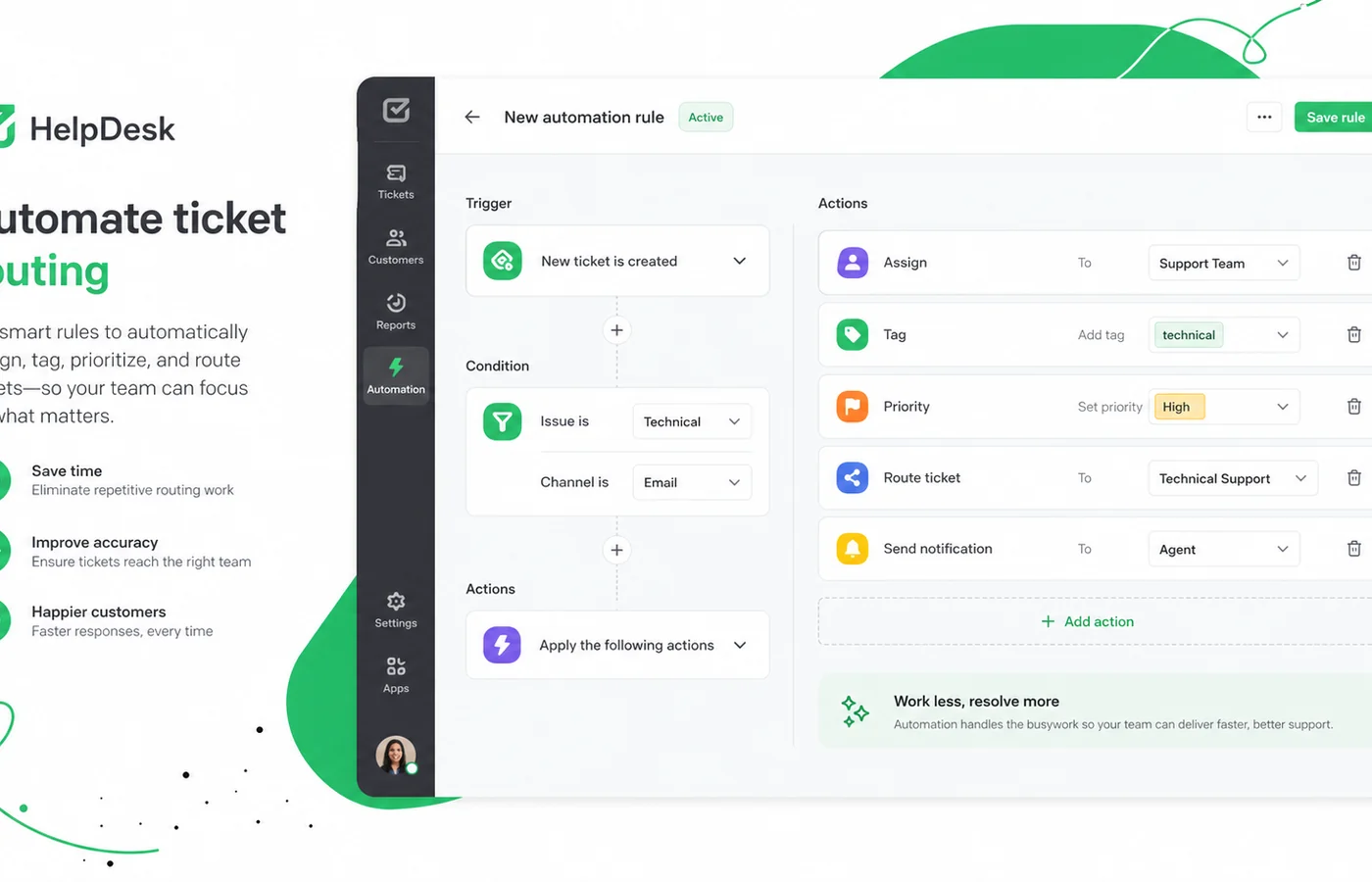 HelpDesk: review snapshot, showing ticketing workflow fit, pricing checks, and support team decision points