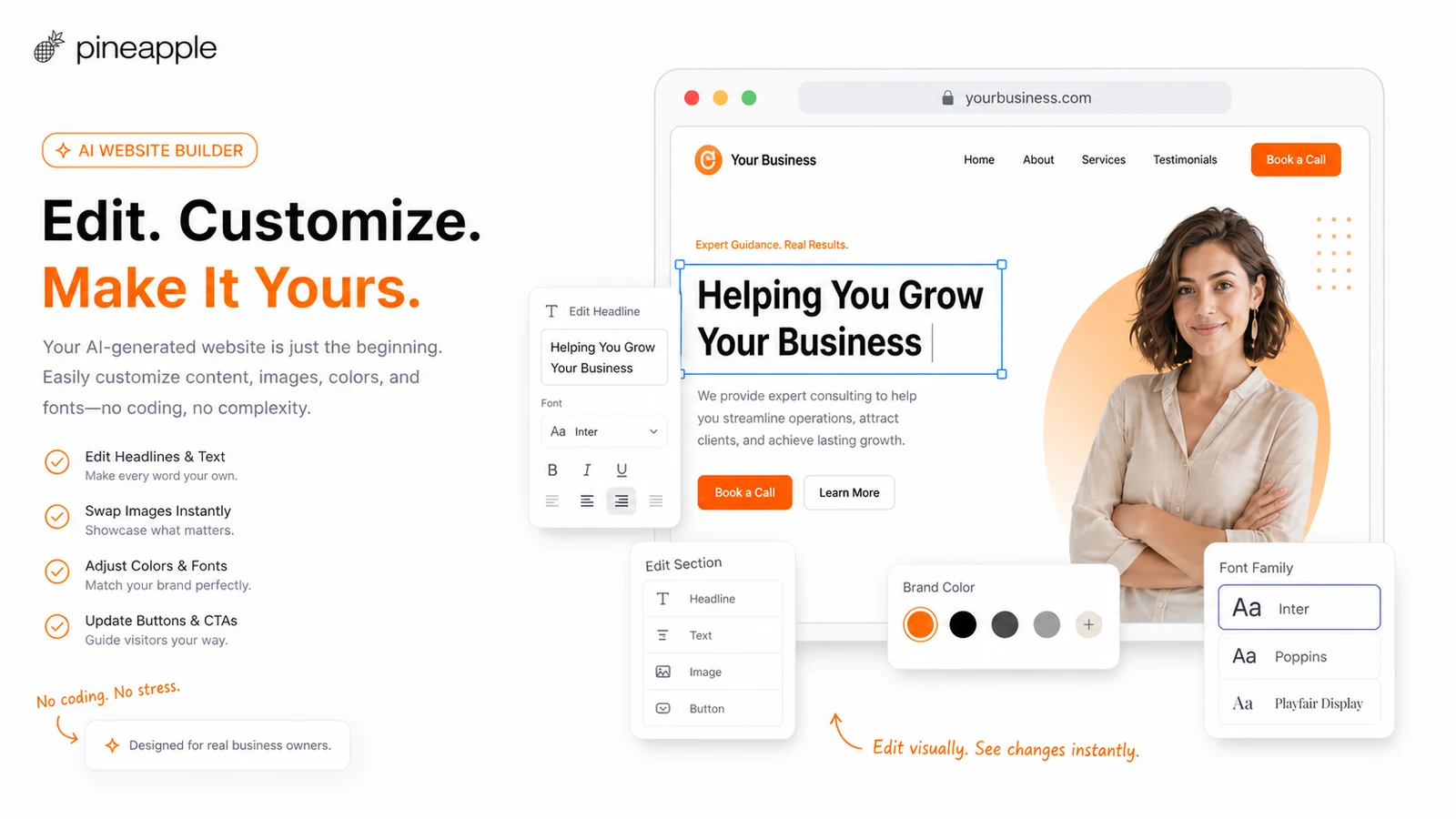 Pineapple Builder: review snapshot, showing free testing, paid plan fit, workflow control, and alternative checks for website buyers