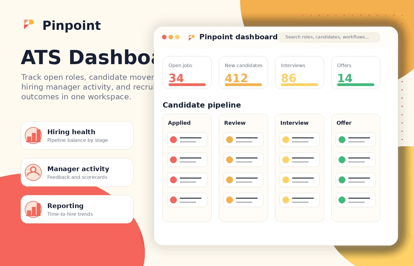 Pinpoint review visual