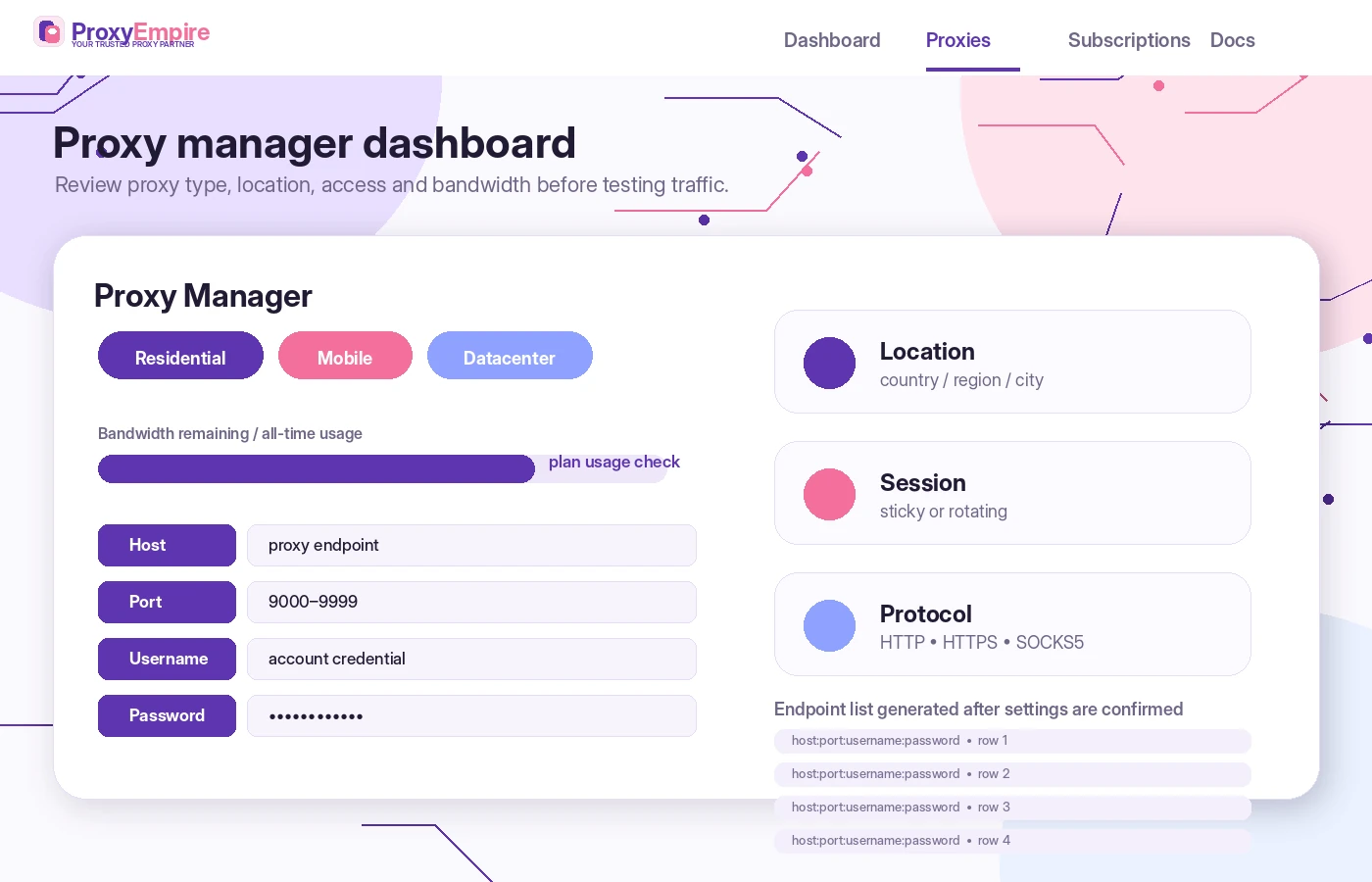 ProxyEmpire review visual