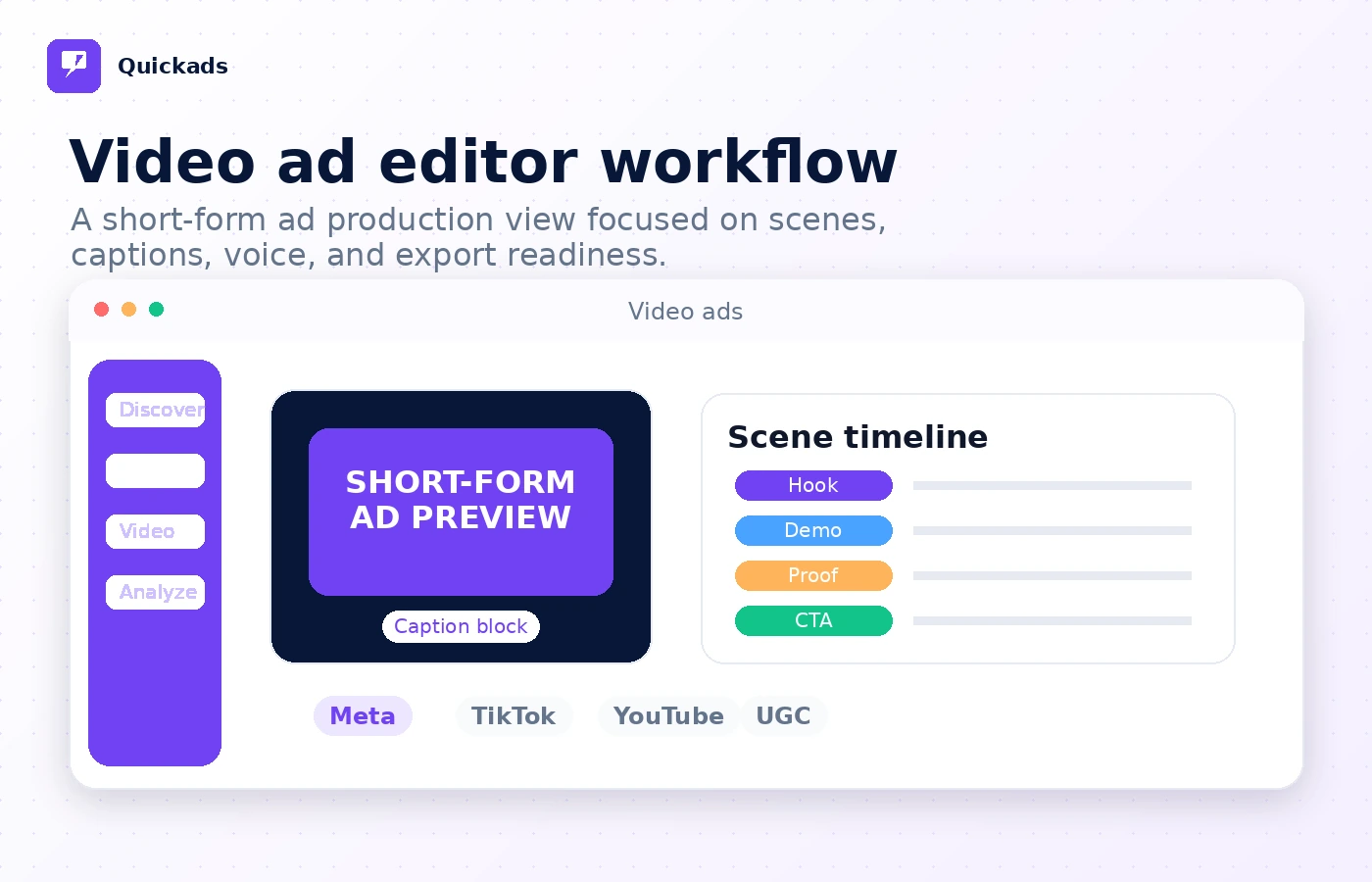 Quickads: review snapshot, showing ad creative workflow fit, pricing caution, trial path, and alternatives before checkout
