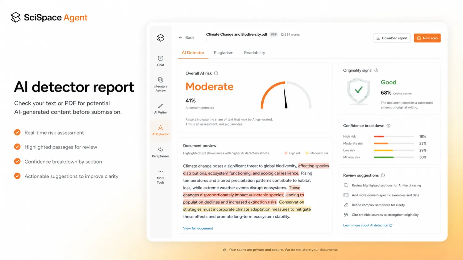 SciSpace: alternatives map, showing how buyers should compare research assistants and detection-first tools by use case before choosing a plan