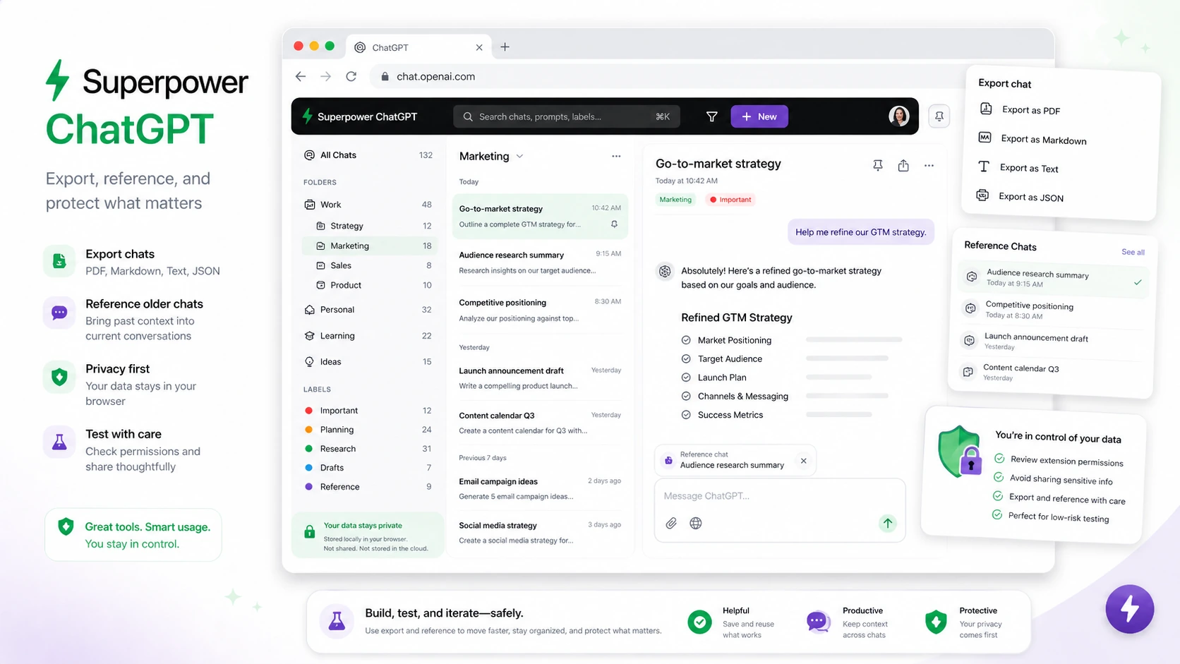 Superpower ChatGPT: alternatives map, showing direct ChatGPT workflow alternatives and adjacent AI productivity routes