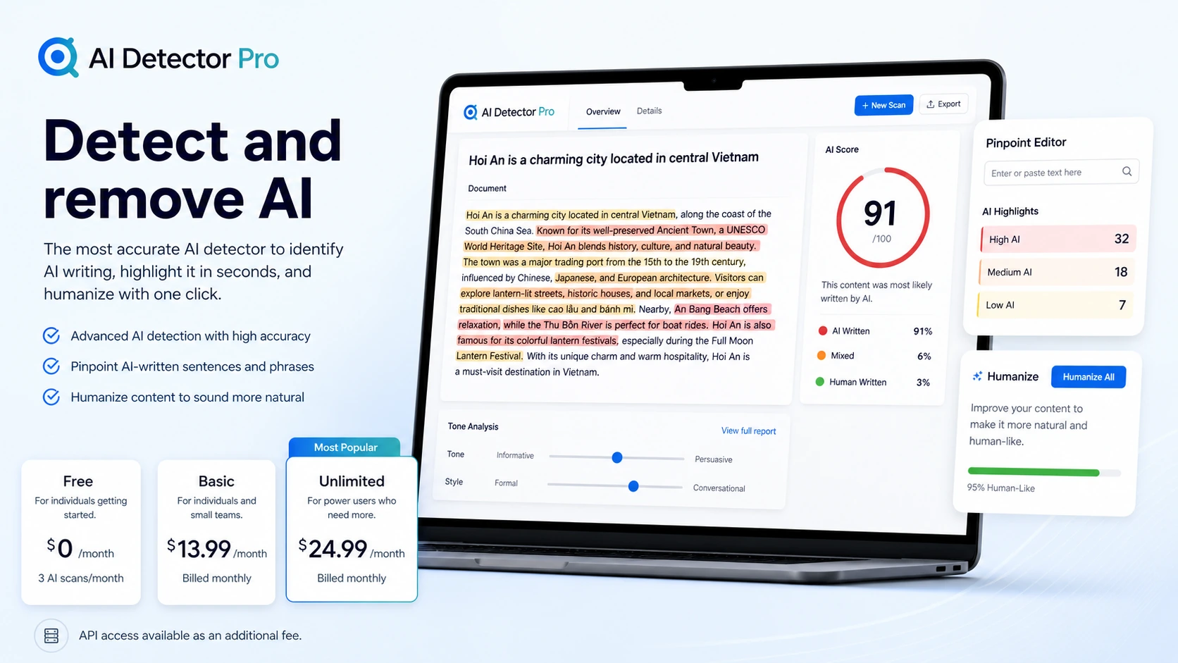 AI Detector Pro preview