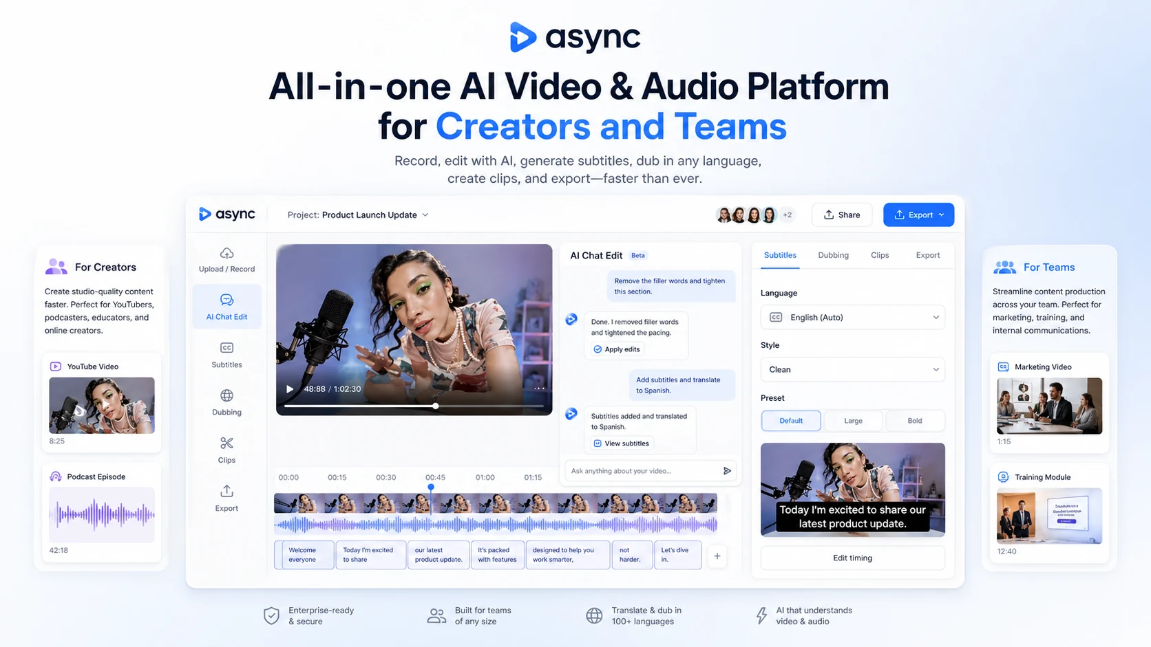Async hero