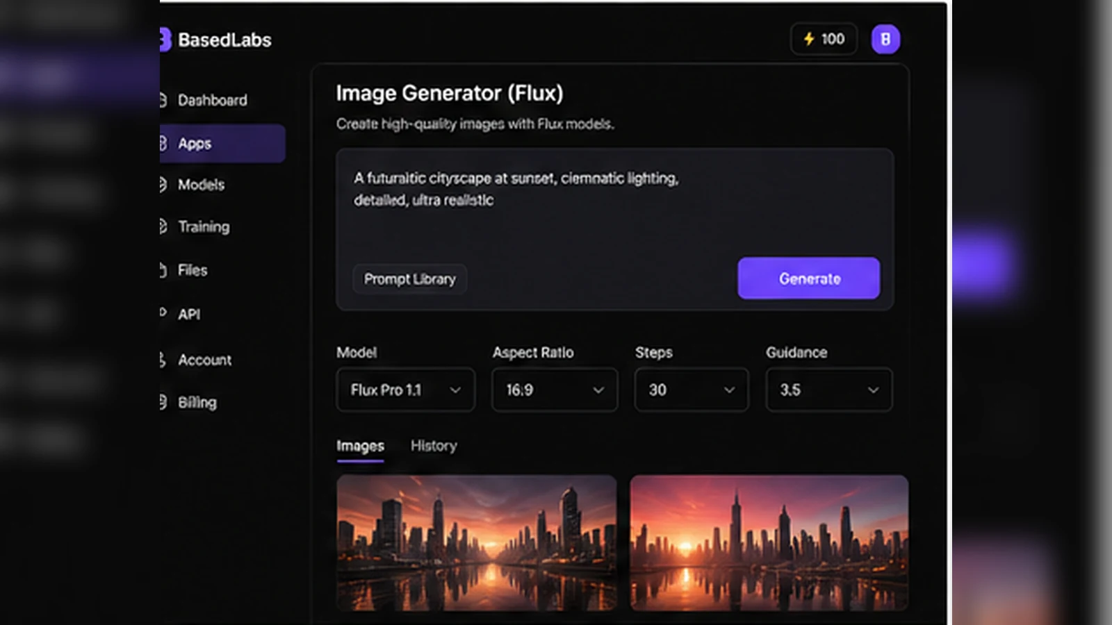 BasedLabs: face swap tool, showing where a buyer uploads or selects images for AI face replacement